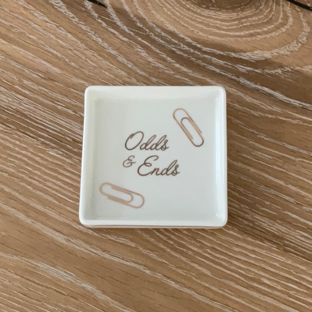 Odds & Ends Porcelain Trinket Tray by Rosanna